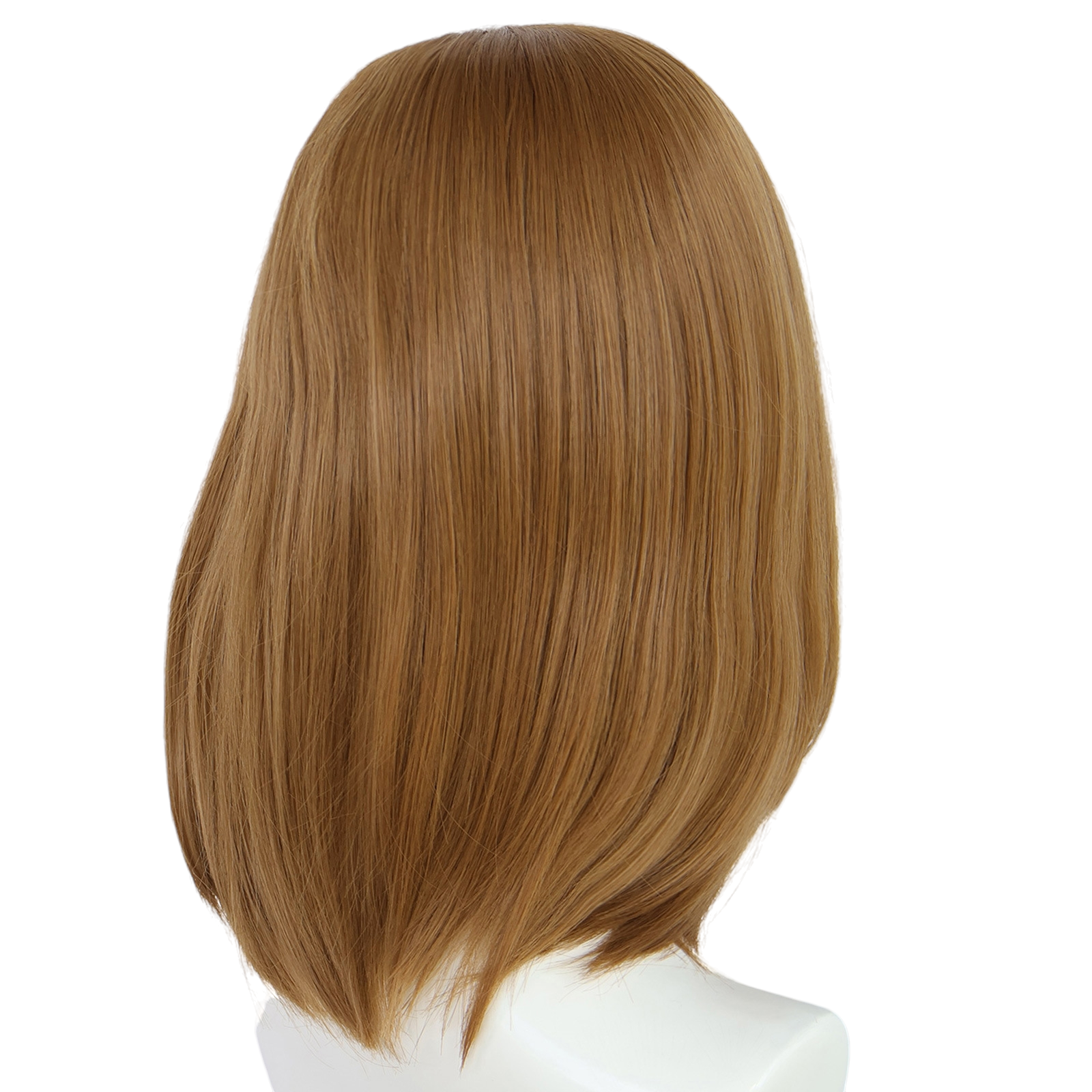 White Smoke Nobara Kugisaki Cosplay Wig - Jujutsu Kaisen (Ginger Brown Bob) (FEVERCOS)