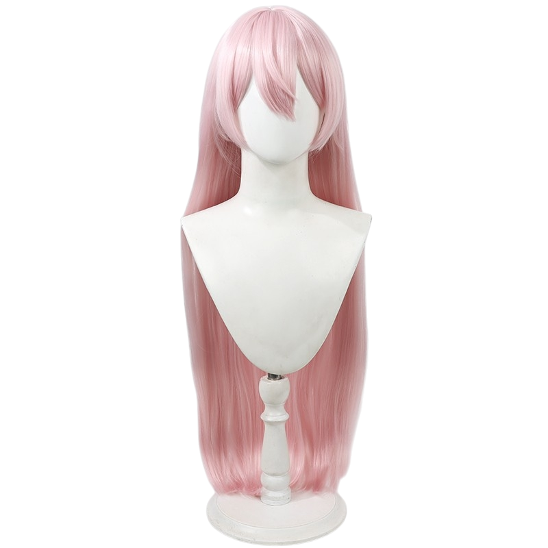 White Smoke Kyouka Uzen Cosplay Wig - Chained Soldier (Pink Long Scalp) (FEVERCOS)