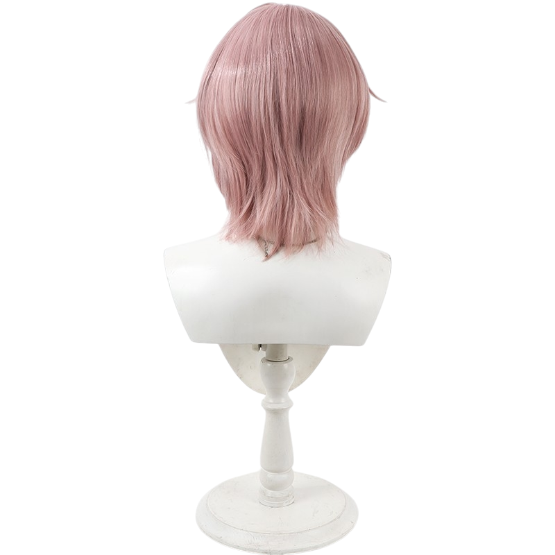 White Smoke Fuji Cosplay Wig - How I Attended an All-Guy's Mixer (Short with Ahoge) (FEVERCOS)