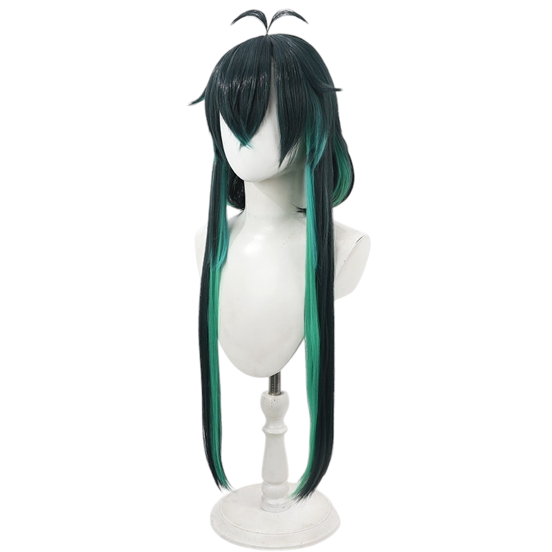 White Smoke Bastien Kelly Cosplay Wig - Devil Butler with Black Cat (Highlight Sideburns) (FEVERCOS)