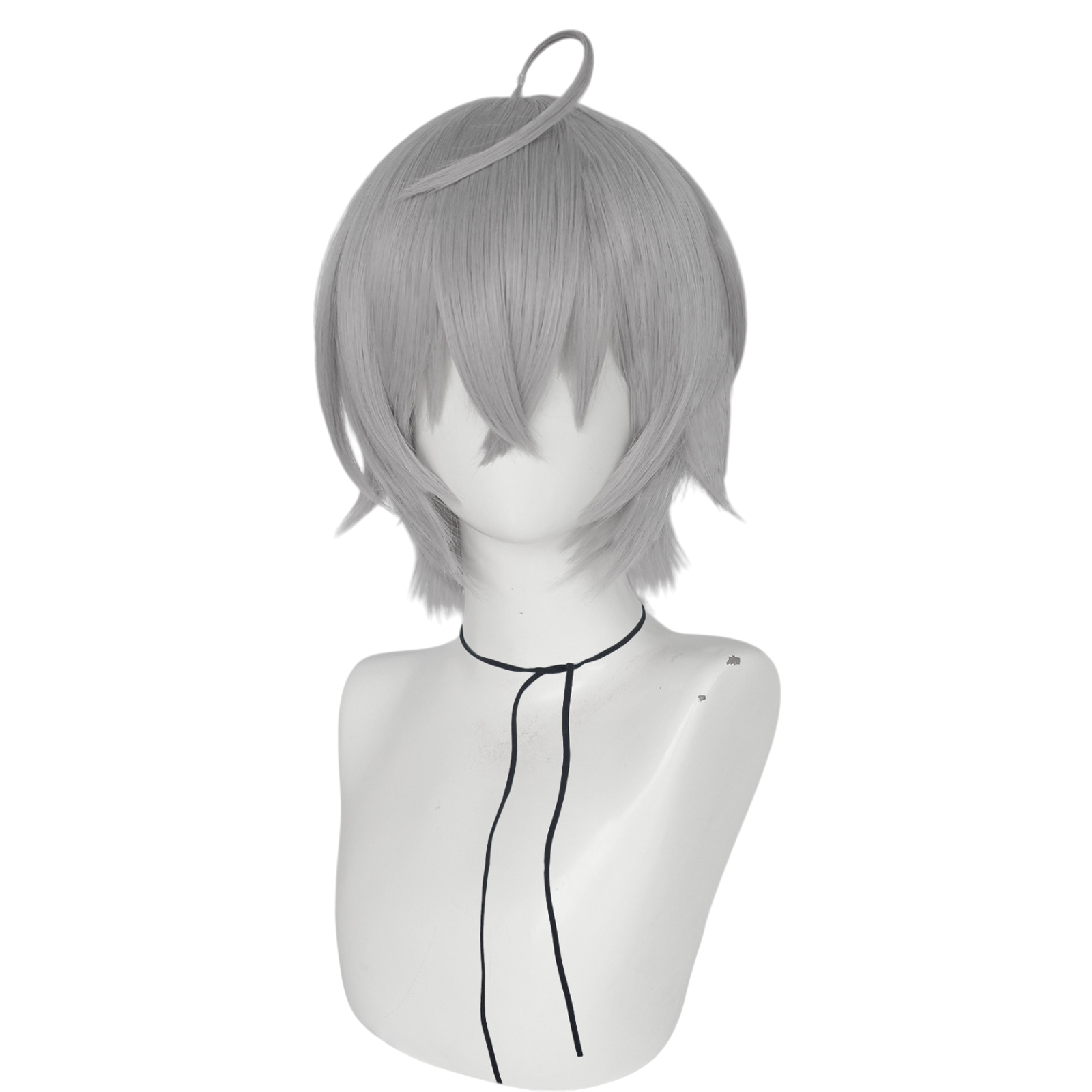 White Smoke Wise (Protagonist) Cosplay Wig - Zenless Zone Zero (Grey Short) (FEVERCOS)