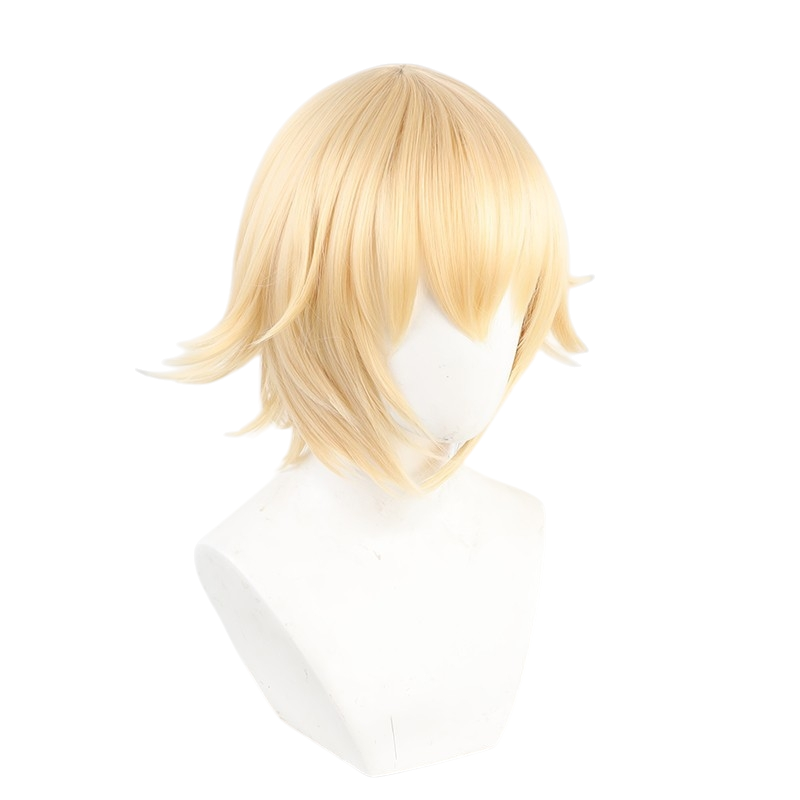 White Smoke Dainsleif Cosplay Wig - Genshin Impact (Blonde Undercut) (FEVERCOS)