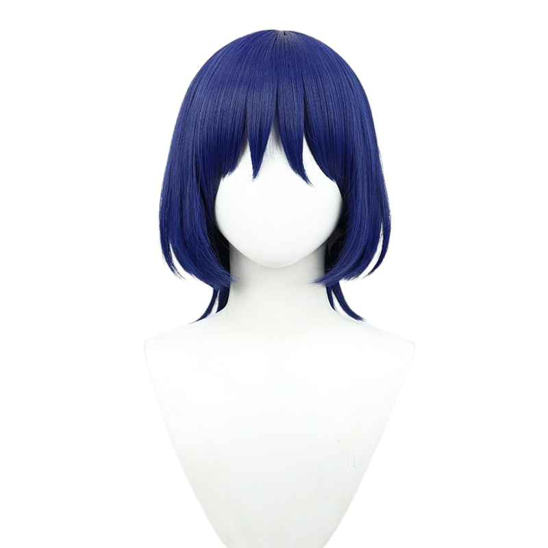 White Smoke Scaramouche (The Balladeer) Cosplay Wig - Genshin Impact (Indigo Bowl Cut) (FEVERCOS)