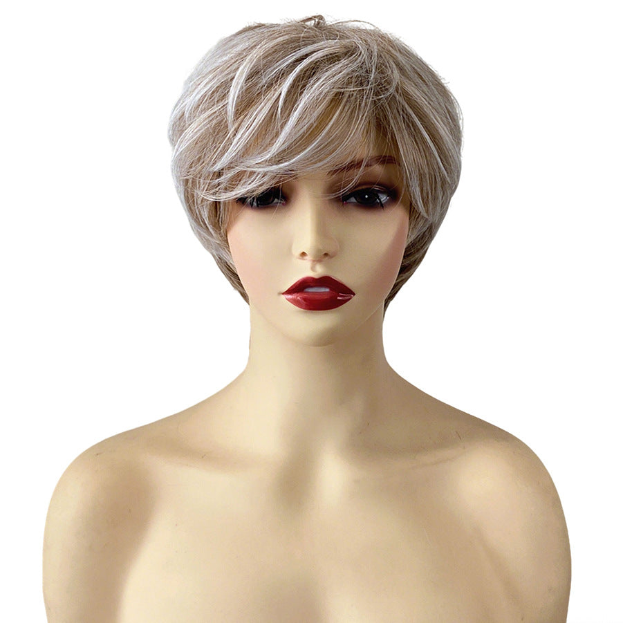 Gradient Short Bob Wig - Urban Fashion (Straight Bangs) (FEVERCOS)