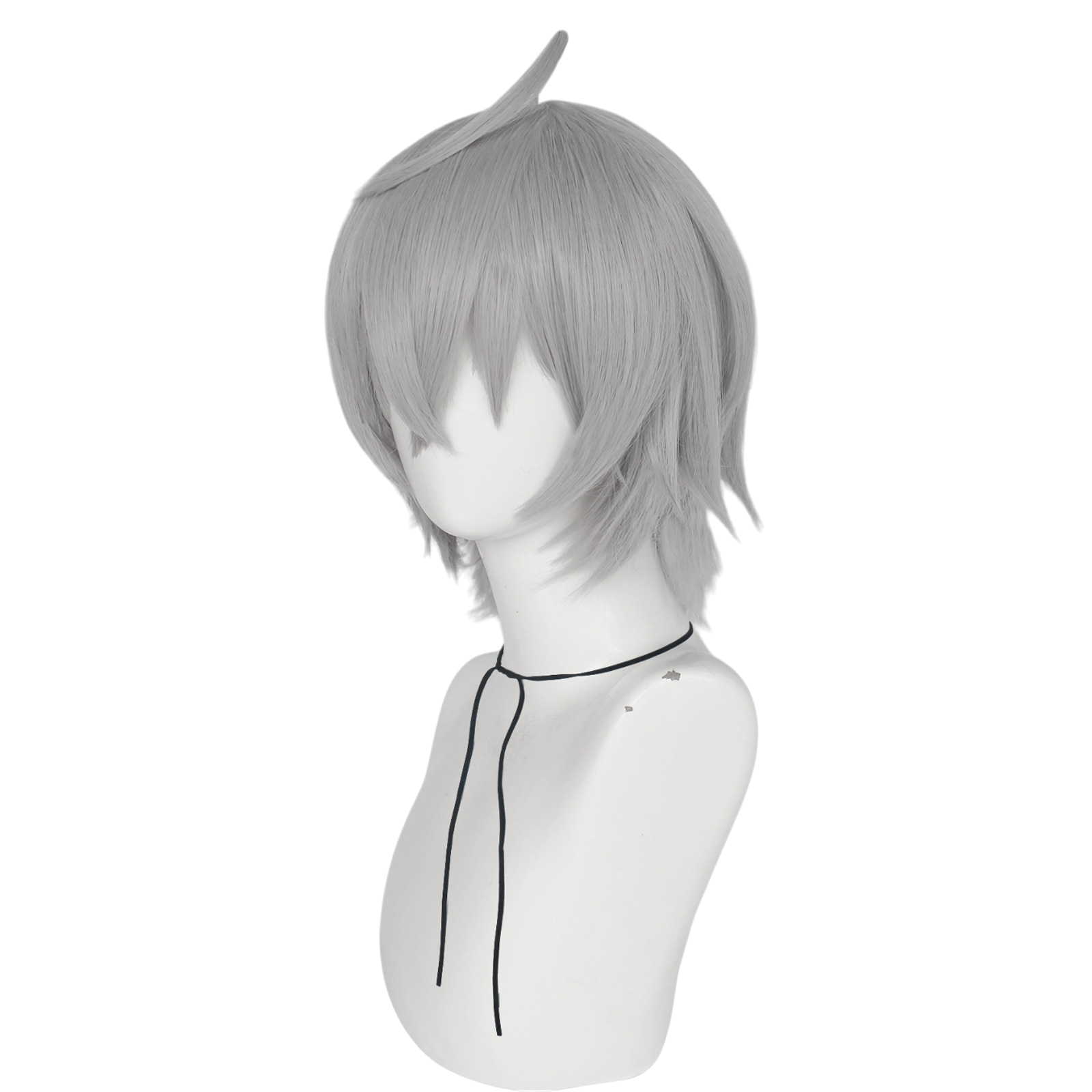 White Smoke Wise (Protagonist) Cosplay Wig - Zenless Zone Zero (Grey Short) (FEVERCOS)