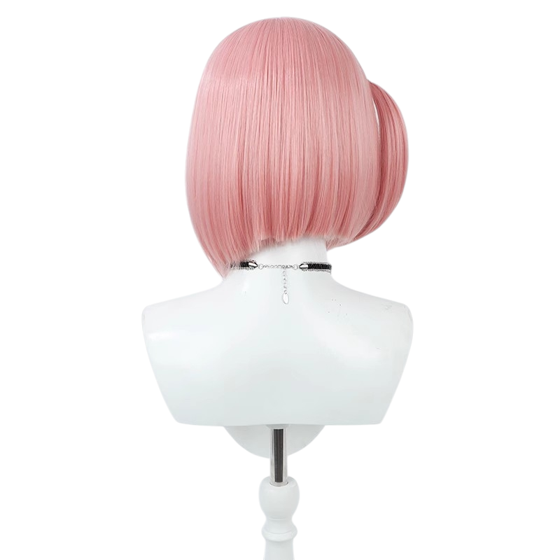 White Smoke Charlotte Cosplay Wig - Genshin Impact (Pink Braid) (FEVERCOS)