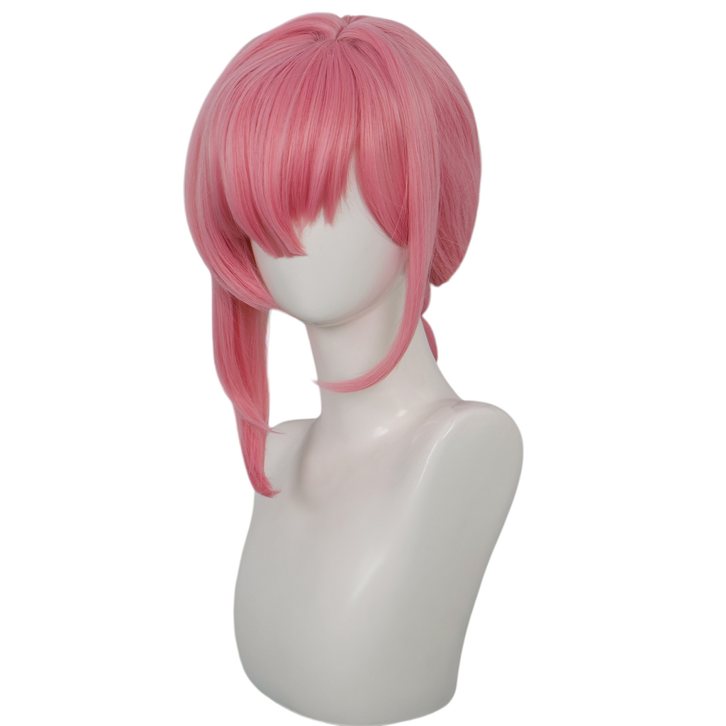 White Smoke Yanagi Tsukishiro Cosplay Wig - Zenless Zone Zero (Pink Braid) (FEVERCOS)