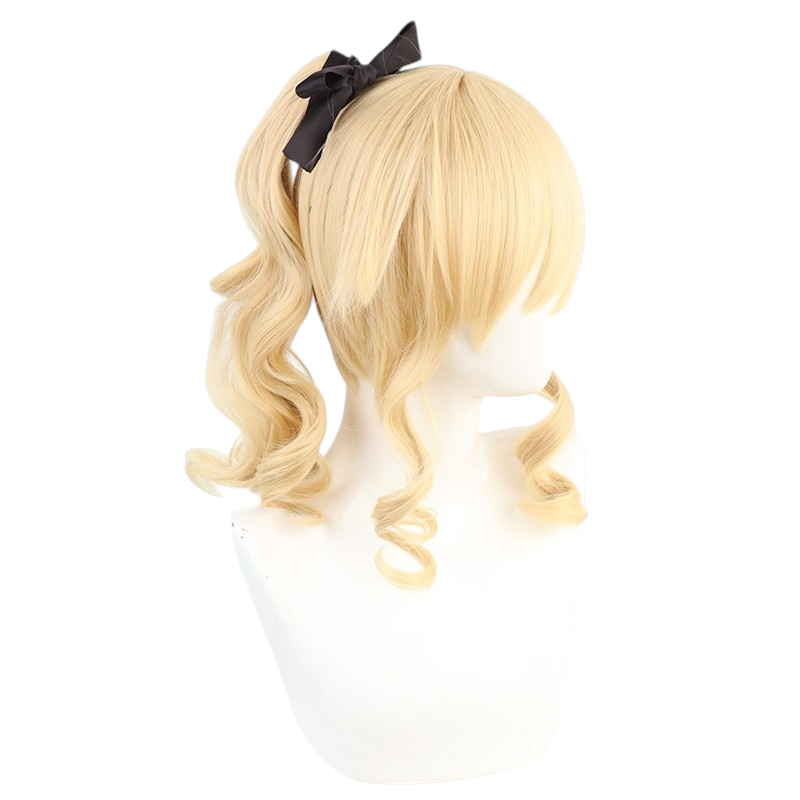White Smoke Jean Gunnhildr Cosplay Wig - Genshin Impact (Golden Ponytail) (FEVERCOS)