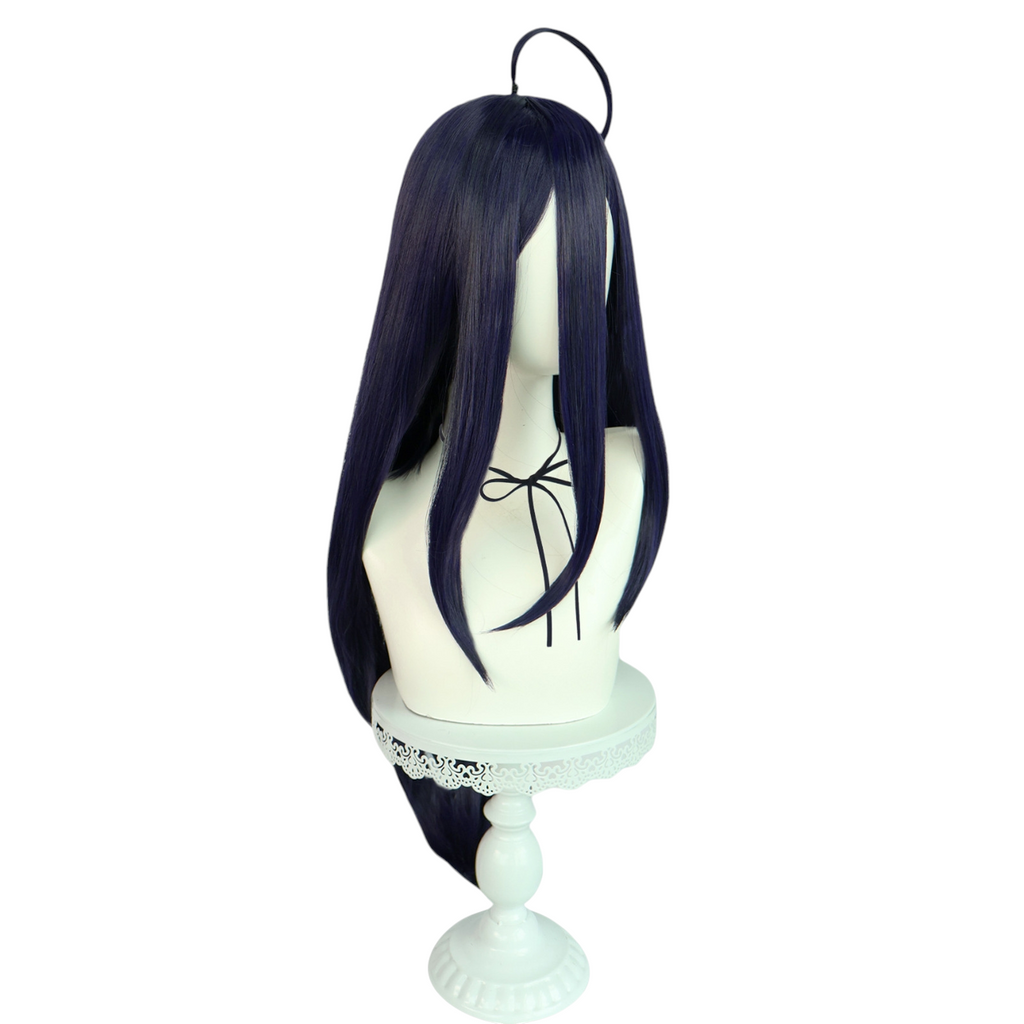 White Smoke Albedo Cosplay Wig - Overlord (Black/Purple Gradient) (FEVERCOS)