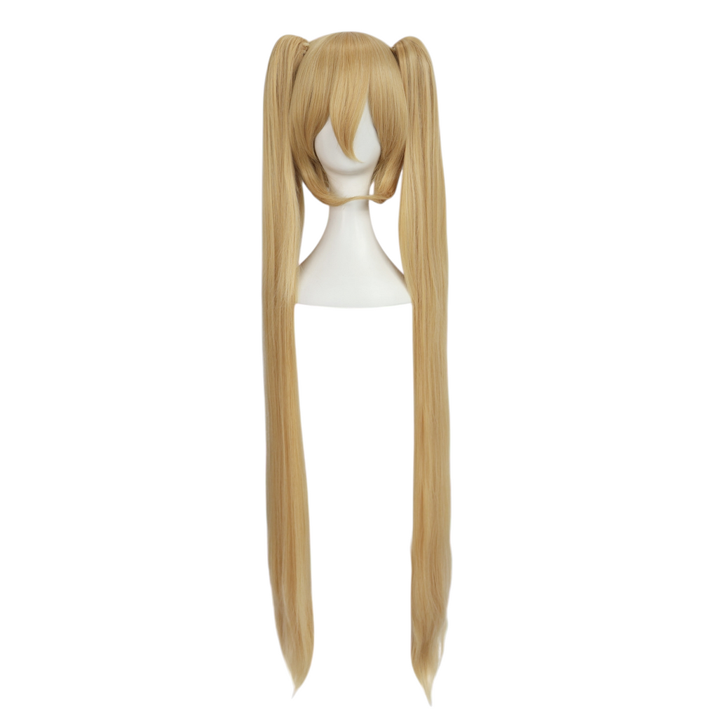 White Smoke Hatsune Miku (Senbonzakura Pink Ver.) Cosplay Wig - Vocaloid (Sakura Twin Tails) (FEVERCOS)