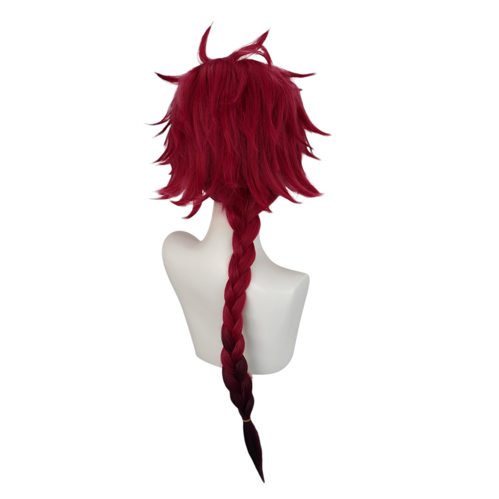 White Smoke Vein (Jingmai) Cosplay Wig - Link Click (Grey/Purple Gradient) (FEVERCOS)