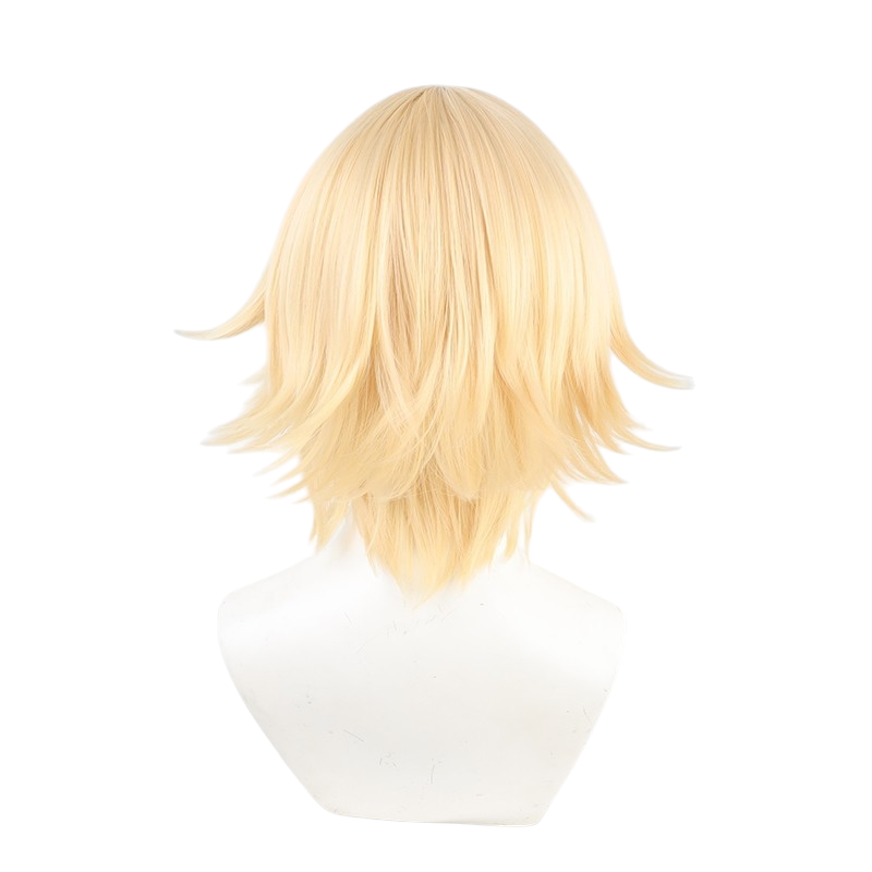 White Smoke Dainsleif Cosplay Wig - Genshin Impact (Blonde Undercut) (FEVERCOS)