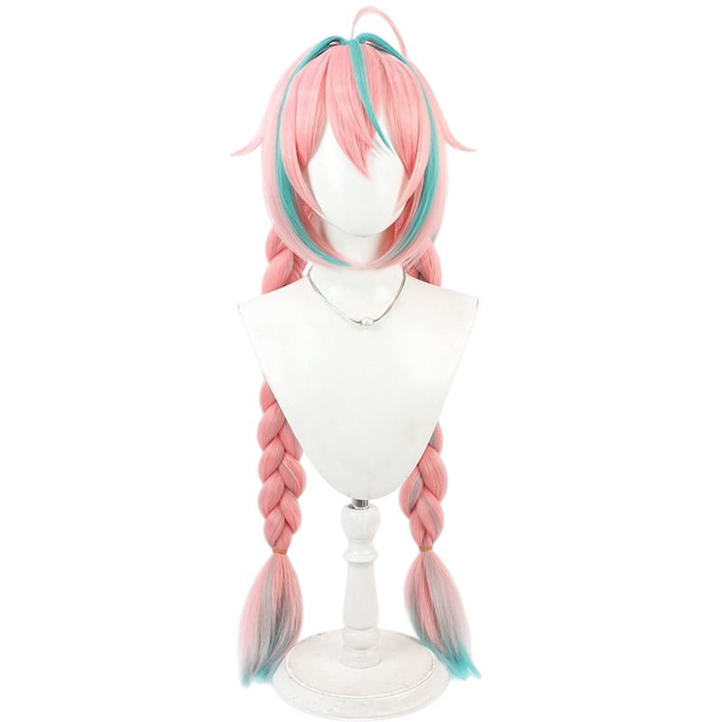 White Smoke Varesa (Natlan Concept) Cosplay Wig - Genshin Impact Style (Fluffy Cornrow) (FEVERCOS)