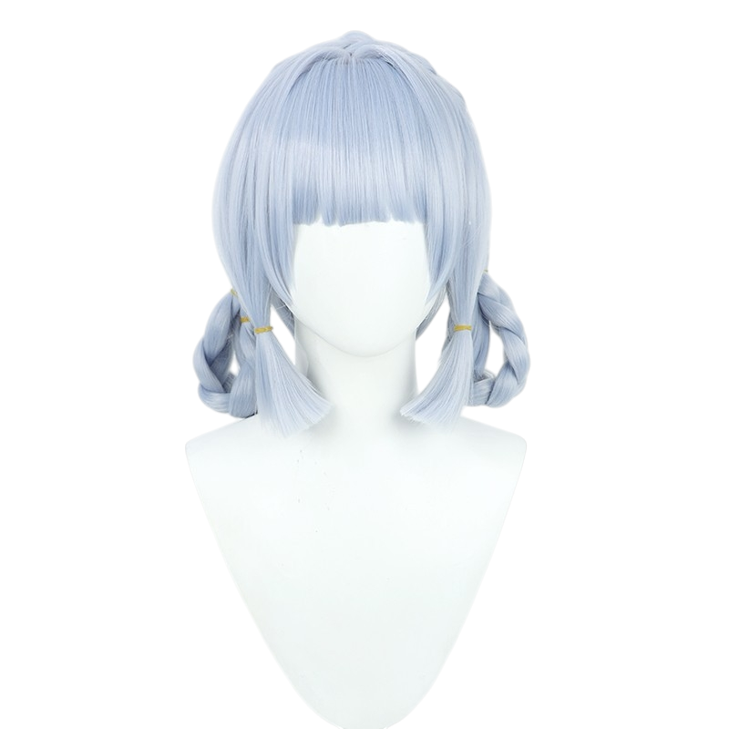 White Smoke Ayaka "Springbloom Missive" (Skin) Cosplay Wig - Genshin Impact (Braid) (FEVERCOS)