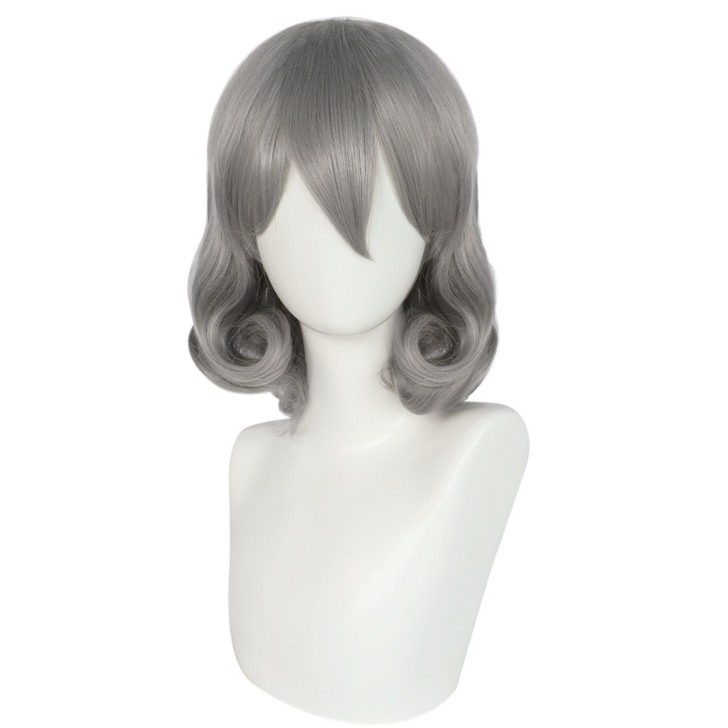 Lavender Honebami Toushirou Cosplay Wig - Touken Ranbu (Silver Bob) (FEVERCOS)