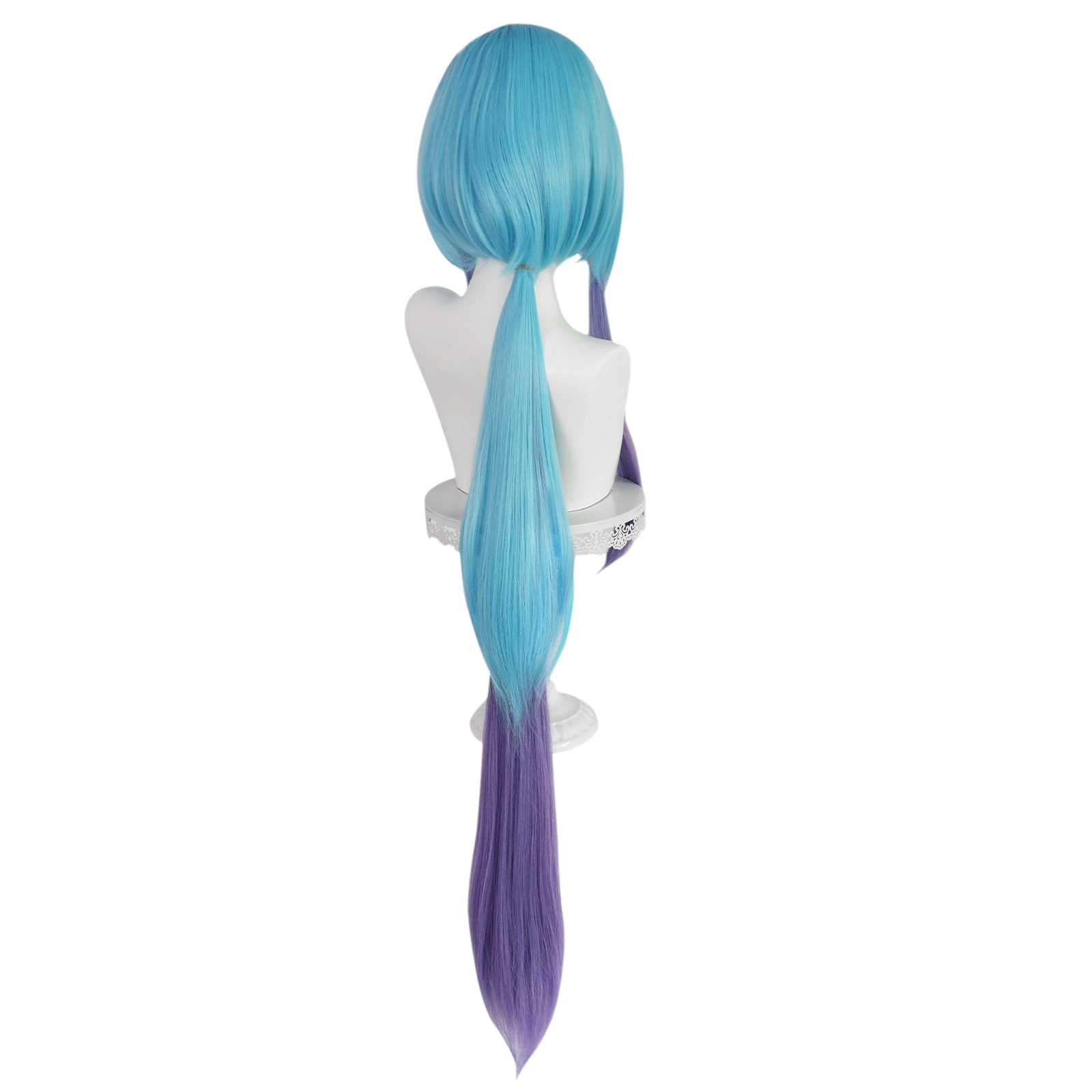 White Smoke Mizuki Cosplay Wig - Arknights (Blue/Pink Gradient) (FEVERCOS)
