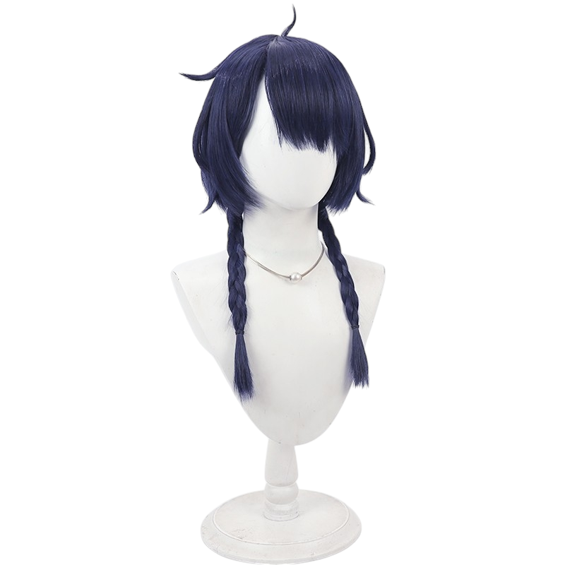 White Smoke Xiangling "Cheer" (Lantern Rite Skin) Cosplay Wig - Genshin Impact (Braided Loops) (FEVERCOS)