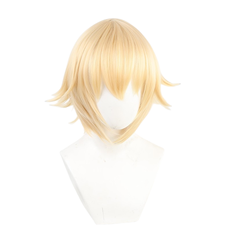 White Smoke Dainsleif Cosplay Wig - Genshin Impact (Blonde Undercut) (FEVERCOS)