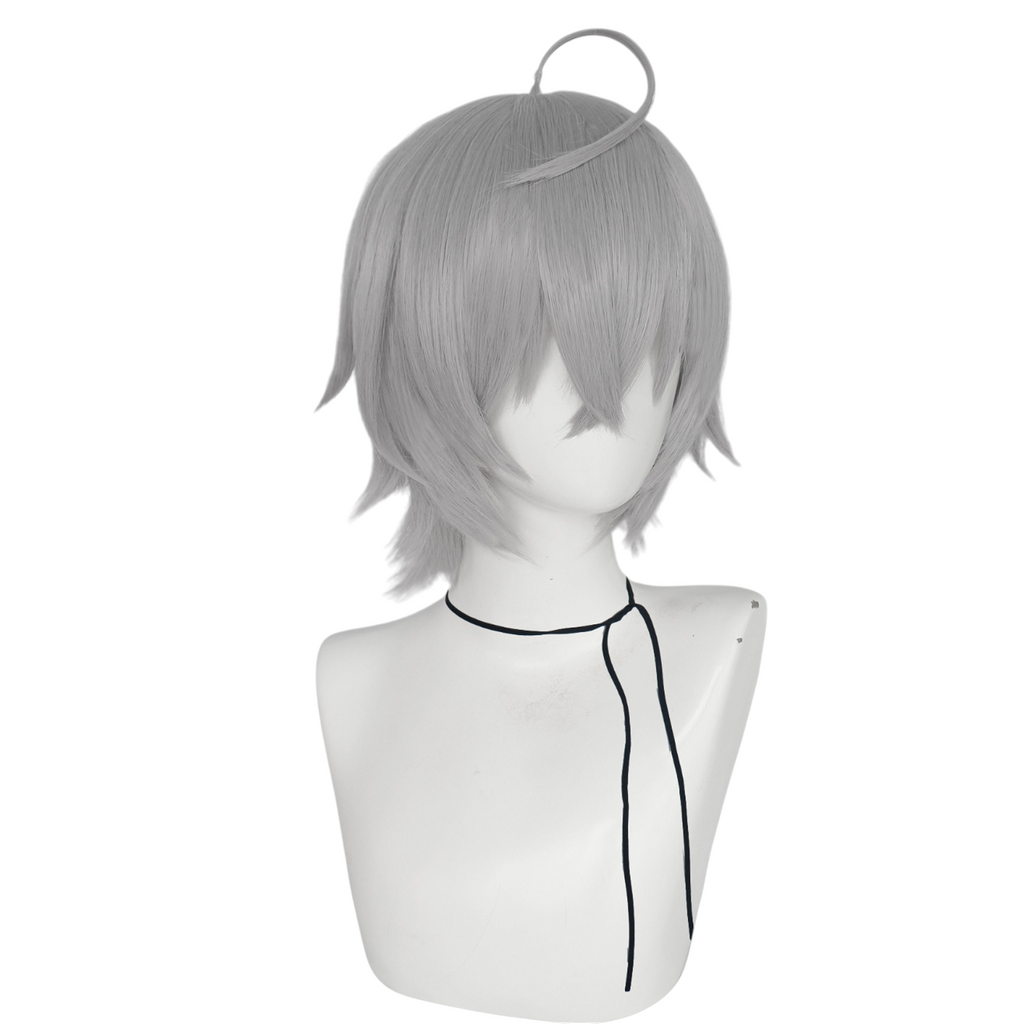 White Smoke Wise (Protagonist) Cosplay Wig - Zenless Zone Zero (Grey Short) (FEVERCOS)