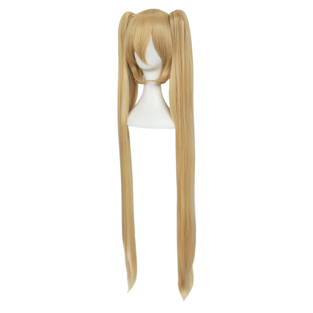 White Smoke Hatsune Miku (Senbonzakura Pink Ver.) Cosplay Wig - Vocaloid (Sakura Twin Tails) (FEVERCOS)