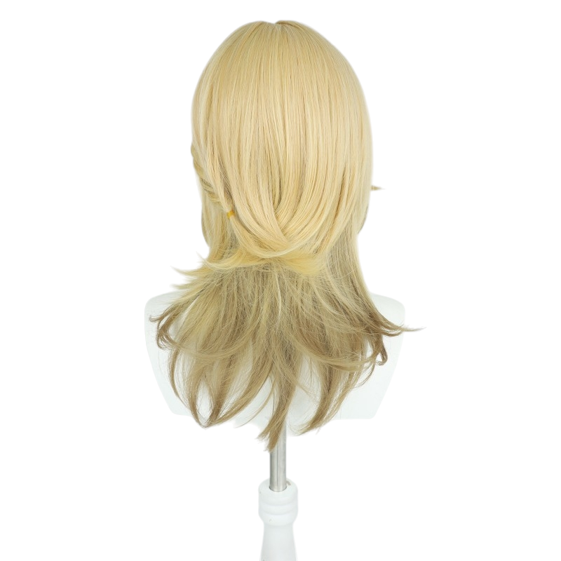 White Smoke Kaveh Cosplay Wig - Genshin Impact (Blonde/Orange Gradient) (FEVERCOS)