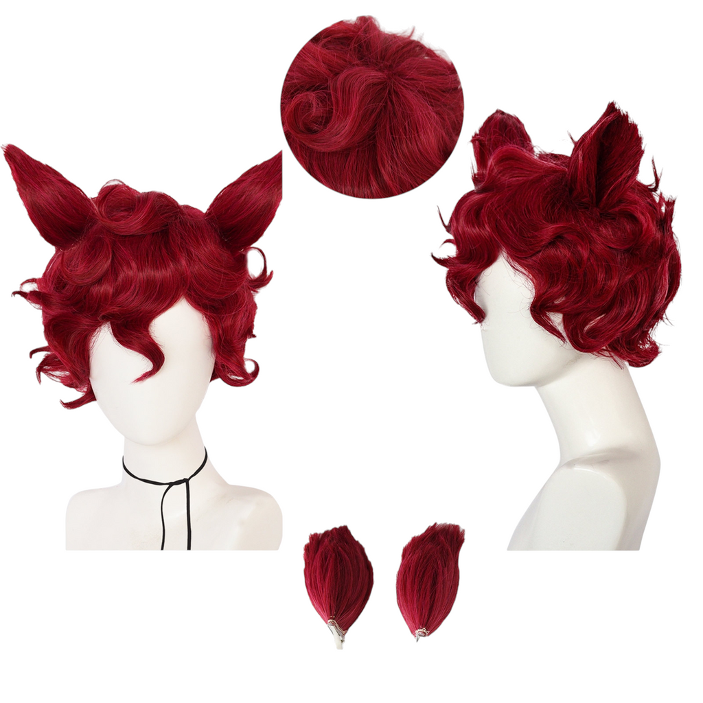 White Smoke Sett (Heartsteel) Cosplay Wig - League of Legends (Magenta Layered) (FEVERCOS) LOL