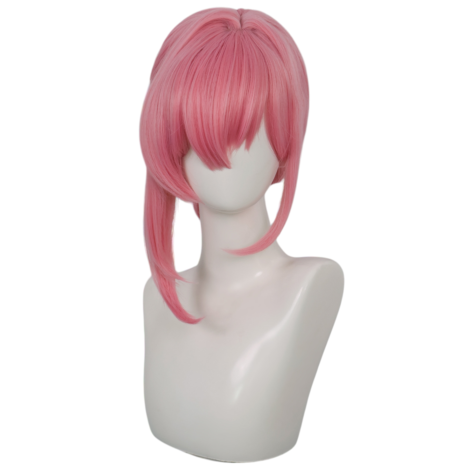 White Smoke Yanagi Tsukishiro Cosplay Wig - Zenless Zone Zero (Pink Braid) (FEVERCOS)