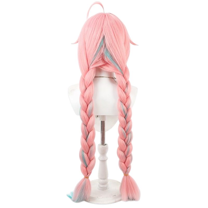 White Smoke Varesa (Natlan Concept) Cosplay Wig - Genshin Impact Style (Fluffy Cornrow) (FEVERCOS)