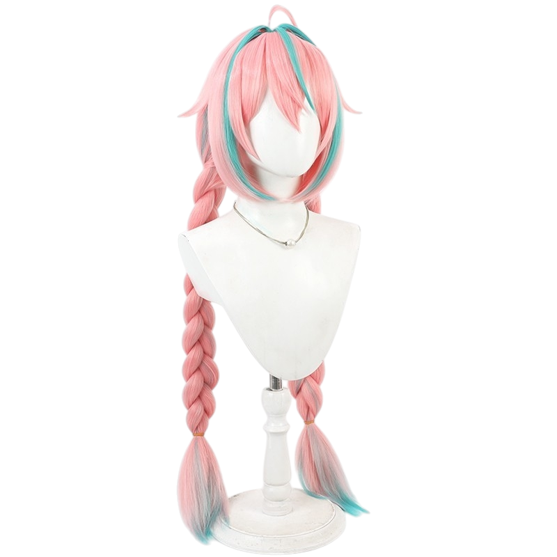 White Smoke Varesa (Natlan Concept) Cosplay Wig - Genshin Impact Style (Fluffy Cornrow) (FEVERCOS)