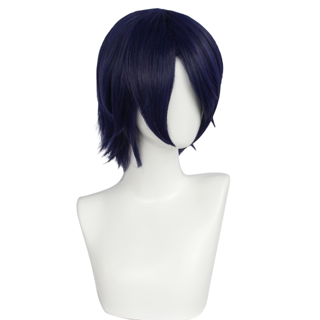 Lavender Yusuke Kitagawa (Fox) Cosplay Wig - Persona 5 (Navy Blue) (FEVERCOS)