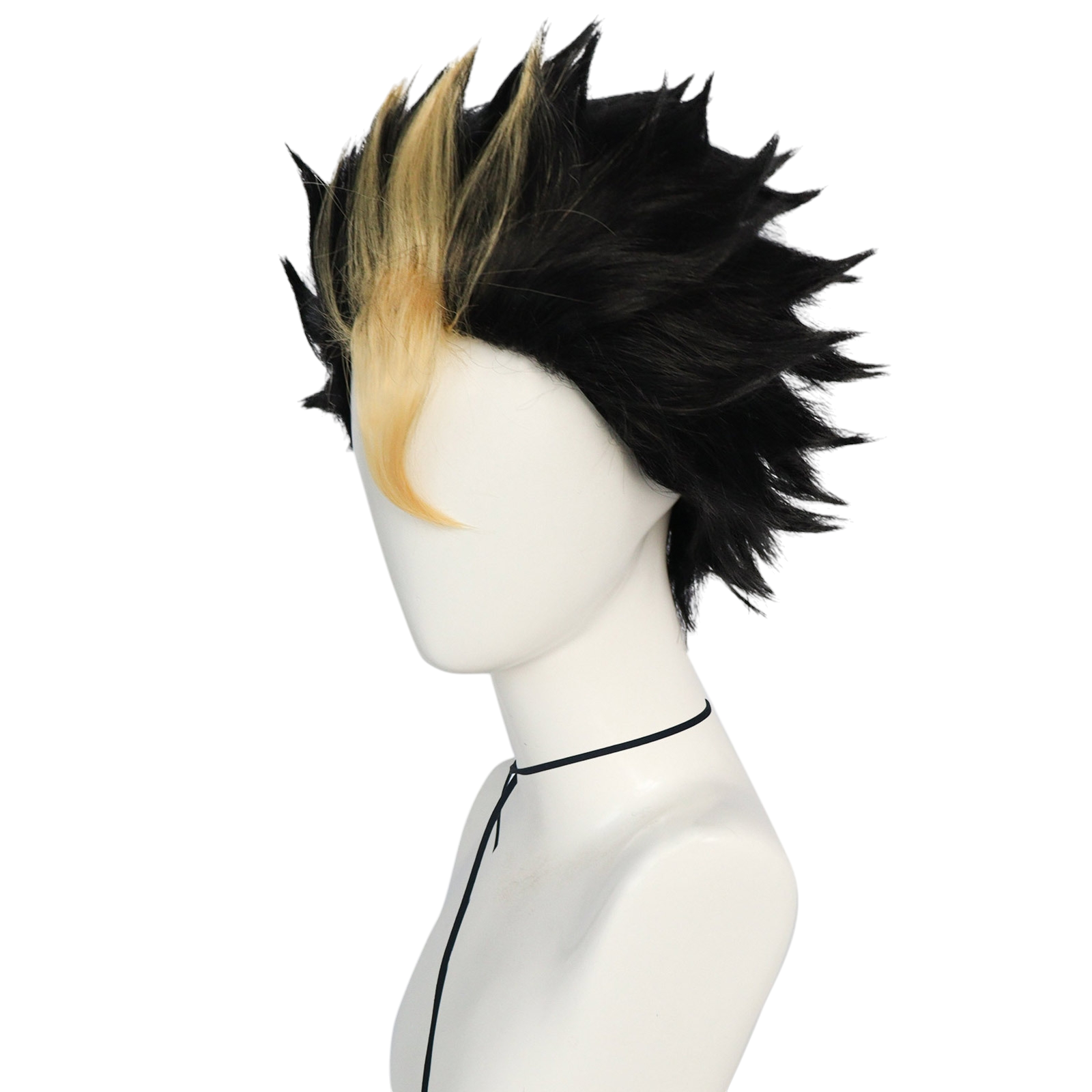 White Smoke Nishinoya Yuu Cosplay Wig - Haikyuu!! (Brown/Blonde Spike) (FEVERCOS)