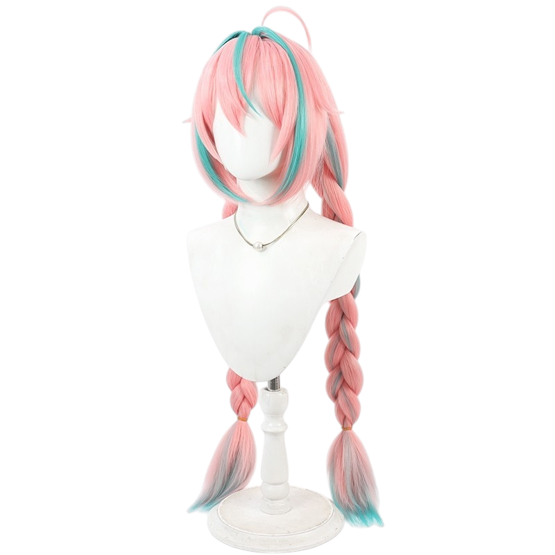 White Smoke Varesa (Natlan Concept) Cosplay Wig - Genshin Impact Style (Fluffy Cornrow) (FEVERCOS)