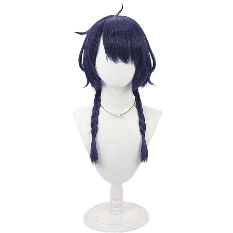 White Smoke Xiangling "Cheer" (Lantern Rite Skin) Cosplay Wig - Genshin Impact (Braided Loops) (FEVERCOS)