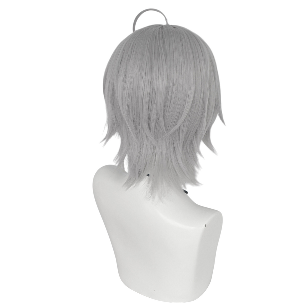 White Smoke Wise (Protagonist) Cosplay Wig - Zenless Zone Zero (Grey Short) (FEVERCOS)