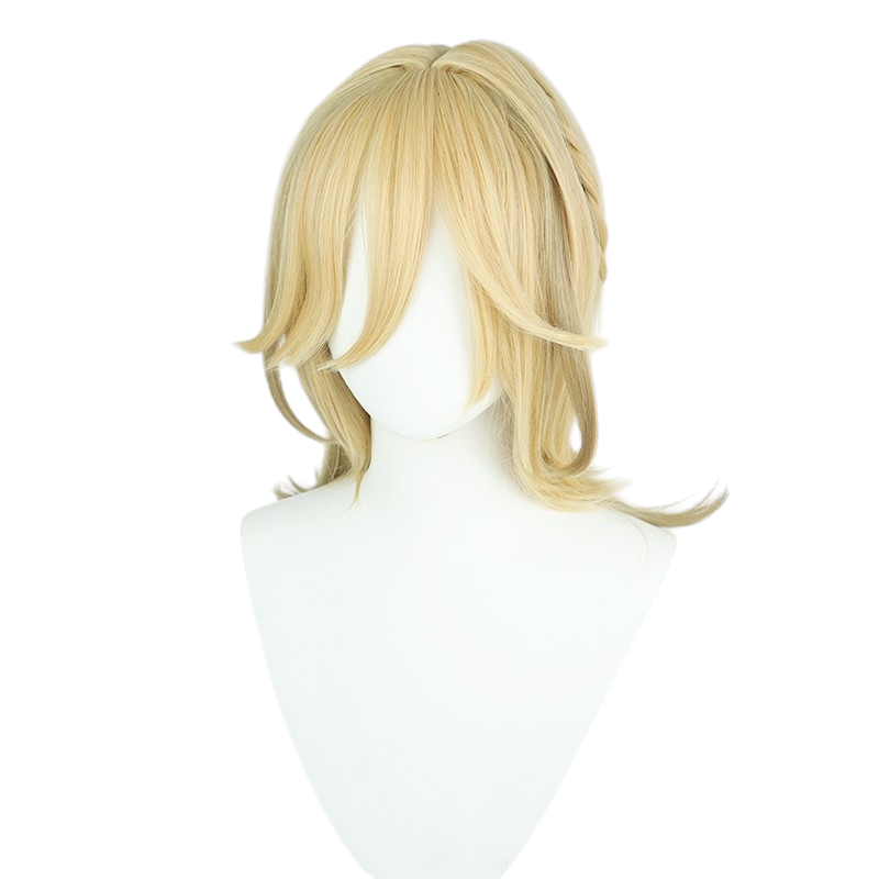 White Smoke Kaveh Cosplay Wig - Genshin Impact (Blonde/Orange Gradient) (FEVERCOS)
