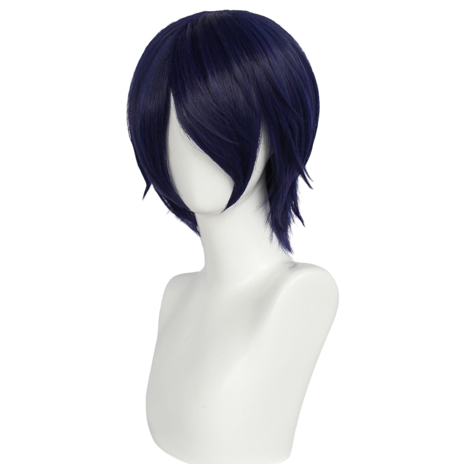 White Smoke Yusuke Kitagawa (Fox) Cosplay Wig - Persona 5 (Navy Blue) (FEVERCOS)