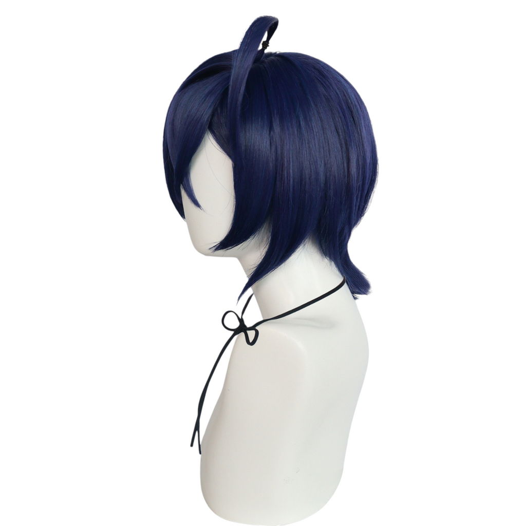White Smoke Belle (Protagonist) Cosplay Wig - Zenless Zone Zero (Blue/Grey Bob) (FEVERCOS)