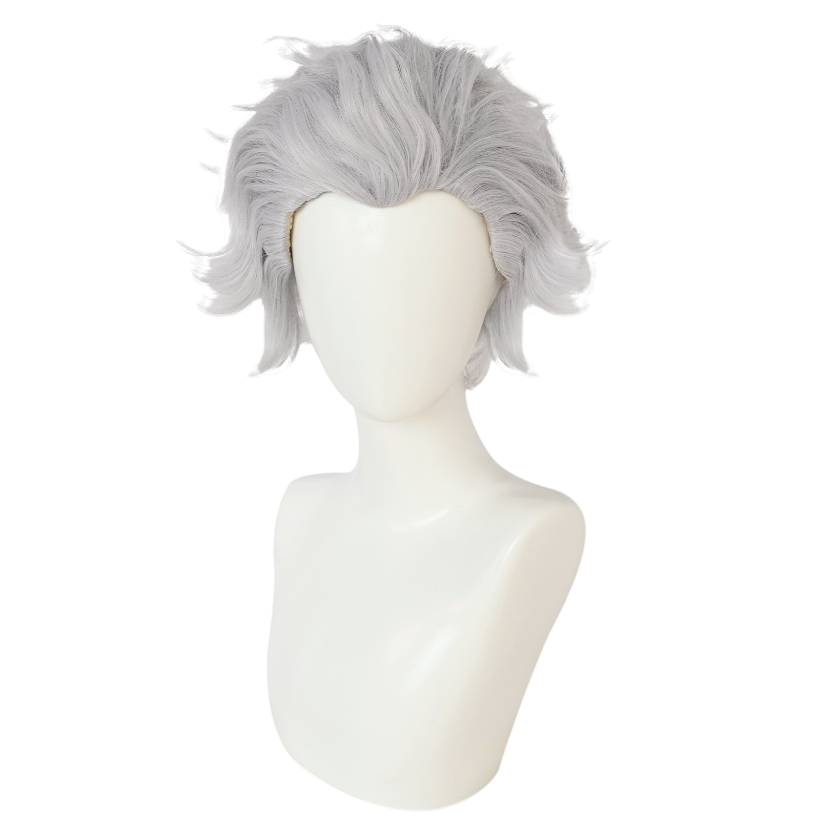 White Smoke Gale Dekarios Cosplay Wig - Baldur's Gate 3 (Brown Mullet) (FEVERCOS)