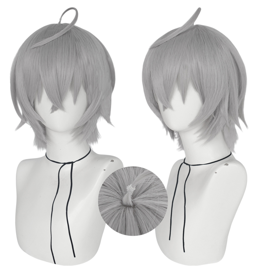 White Smoke Wise (Protagonist) Cosplay Wig - Zenless Zone Zero (Grey Short) (FEVERCOS)