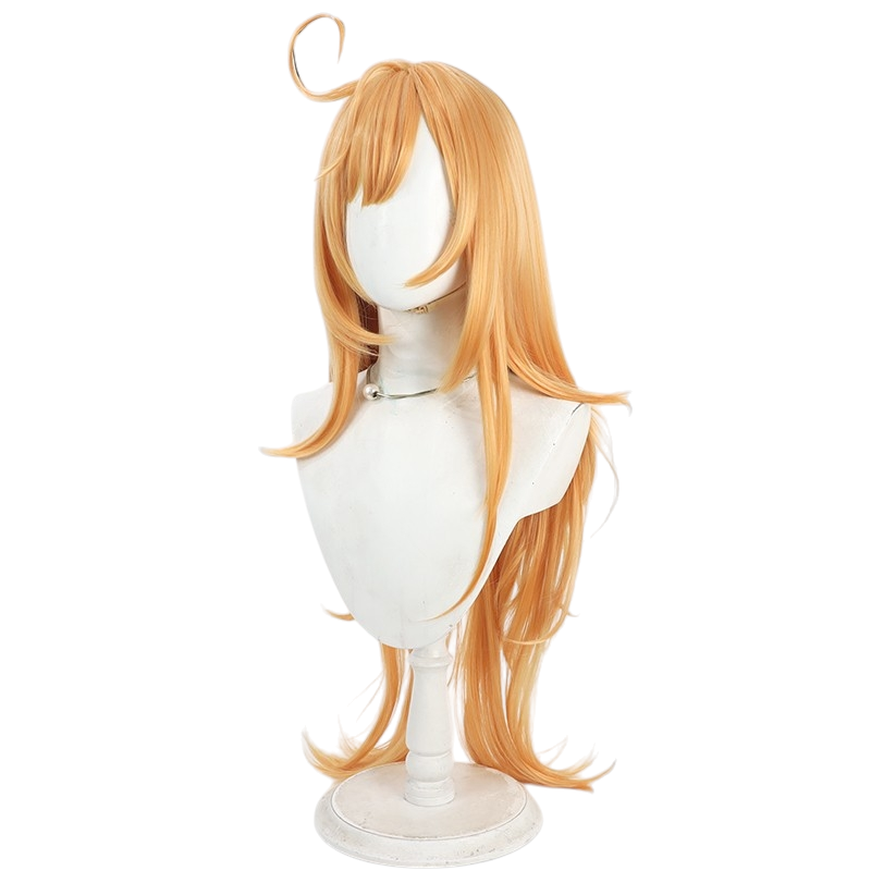 White Smoke Escoffier (Gold Variant) Cosplay Wig - Genshin Impact Concept (Golden Flipped) (FEVERCOS)