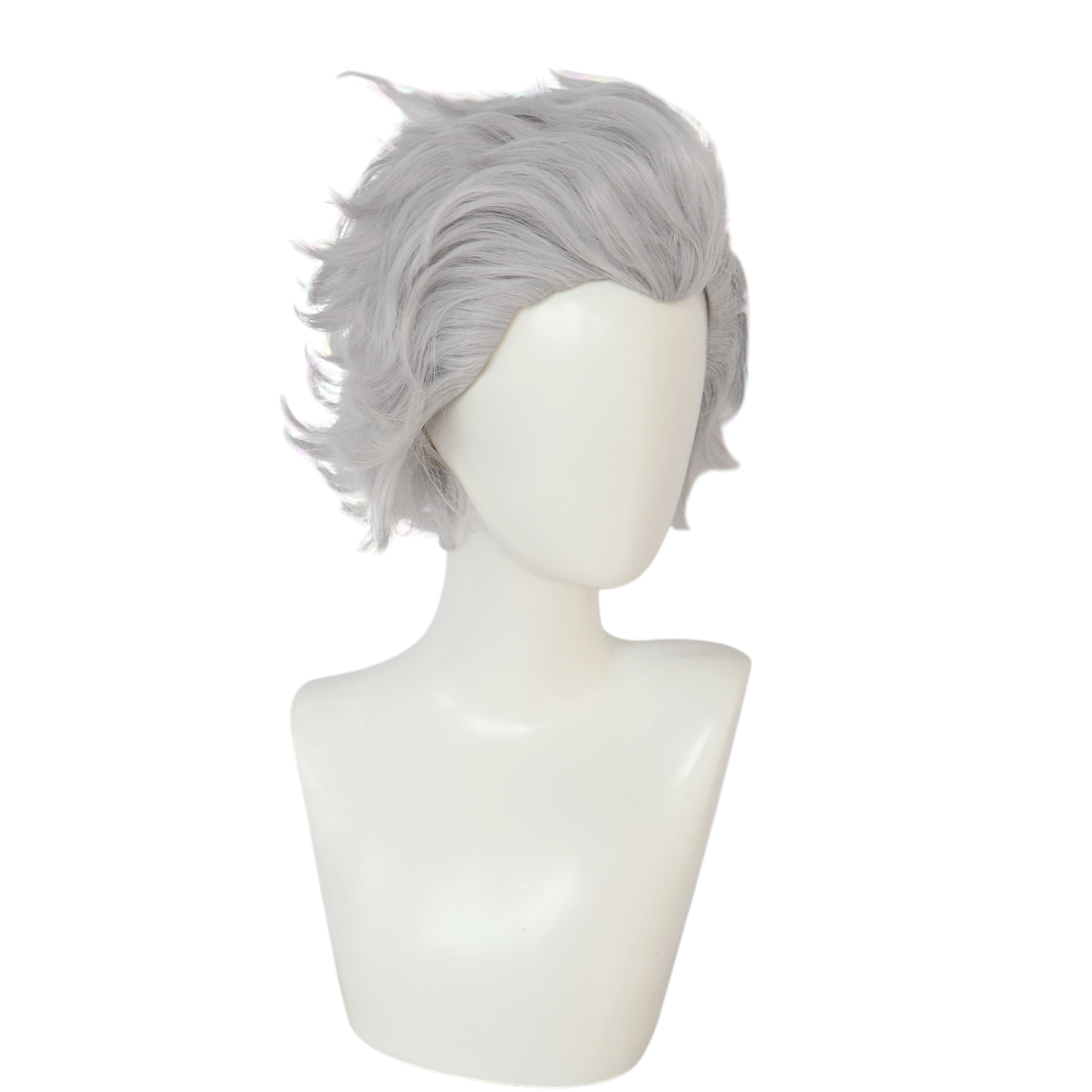 White Smoke Gale Dekarios Cosplay Wig - Baldur's Gate 3 (Brown Mullet) (FEVERCOS)