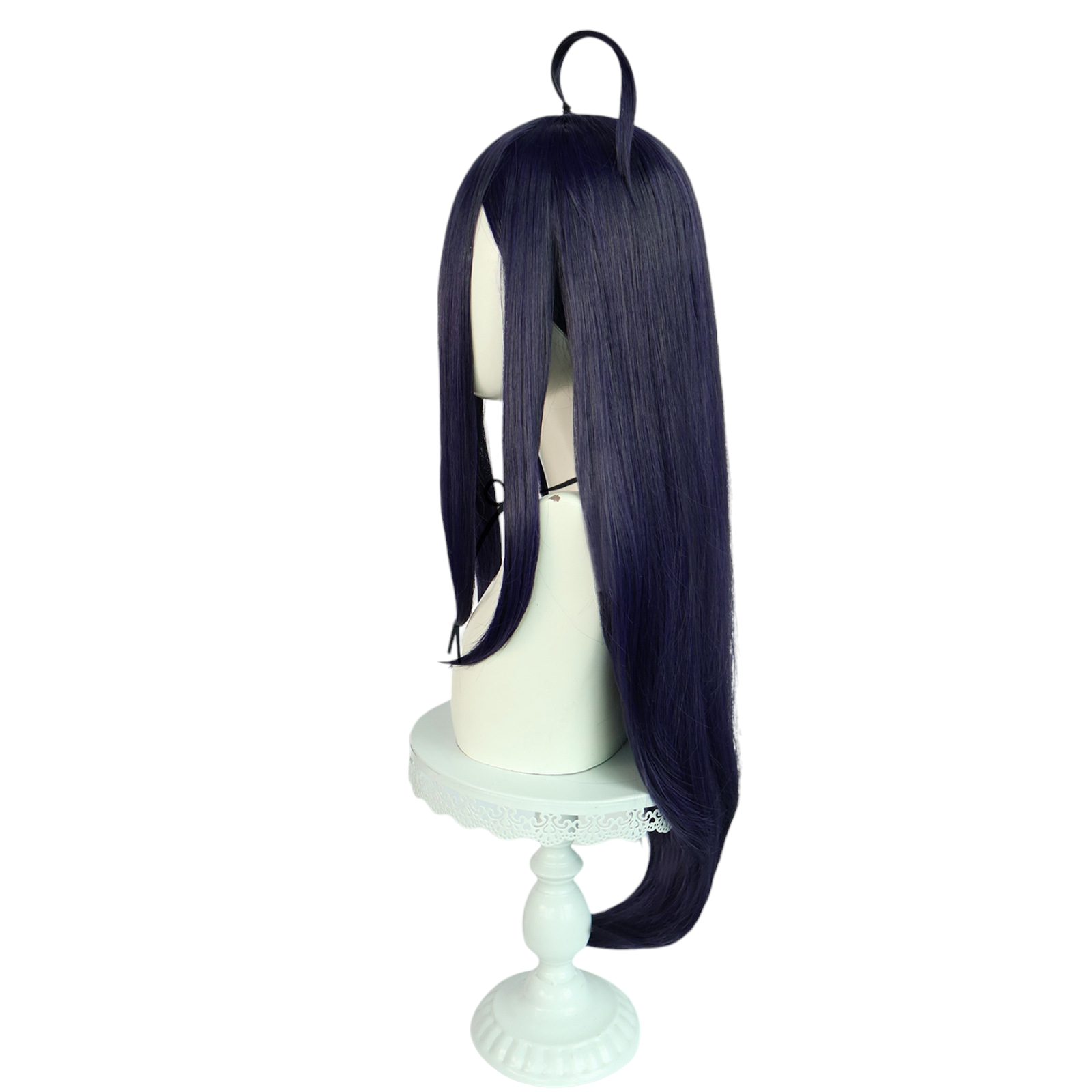 White Smoke Albedo Cosplay Wig - Overlord (Black/Purple Gradient) (FEVERCOS)