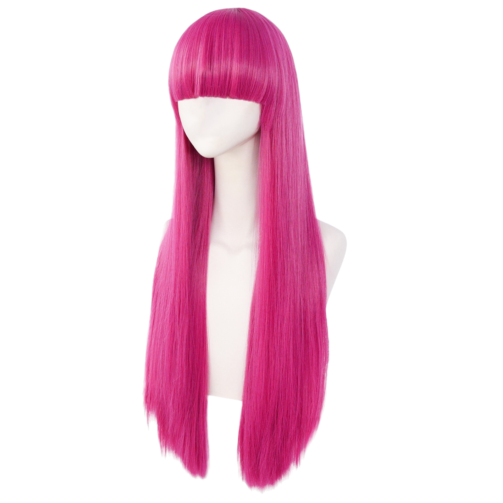 White Smoke Princess Bubblegum Cosplay Wig - Adventure Time (Pink Long Straight) (FEVERCOS)