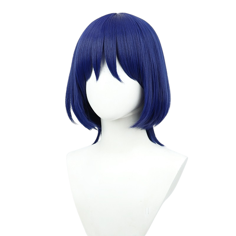 White Smoke Scaramouche (The Balladeer) Cosplay Wig - Genshin Impact (Indigo Bowl Cut) (FEVERCOS)