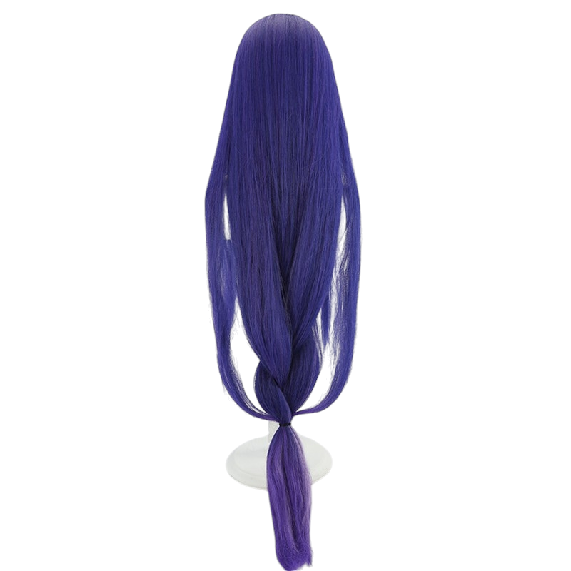 White Smoke Raiden Shogun (Boss/Magatsu) Cosplay Wig - Genshin Impact (Loose Purple) (FEVERCOS)