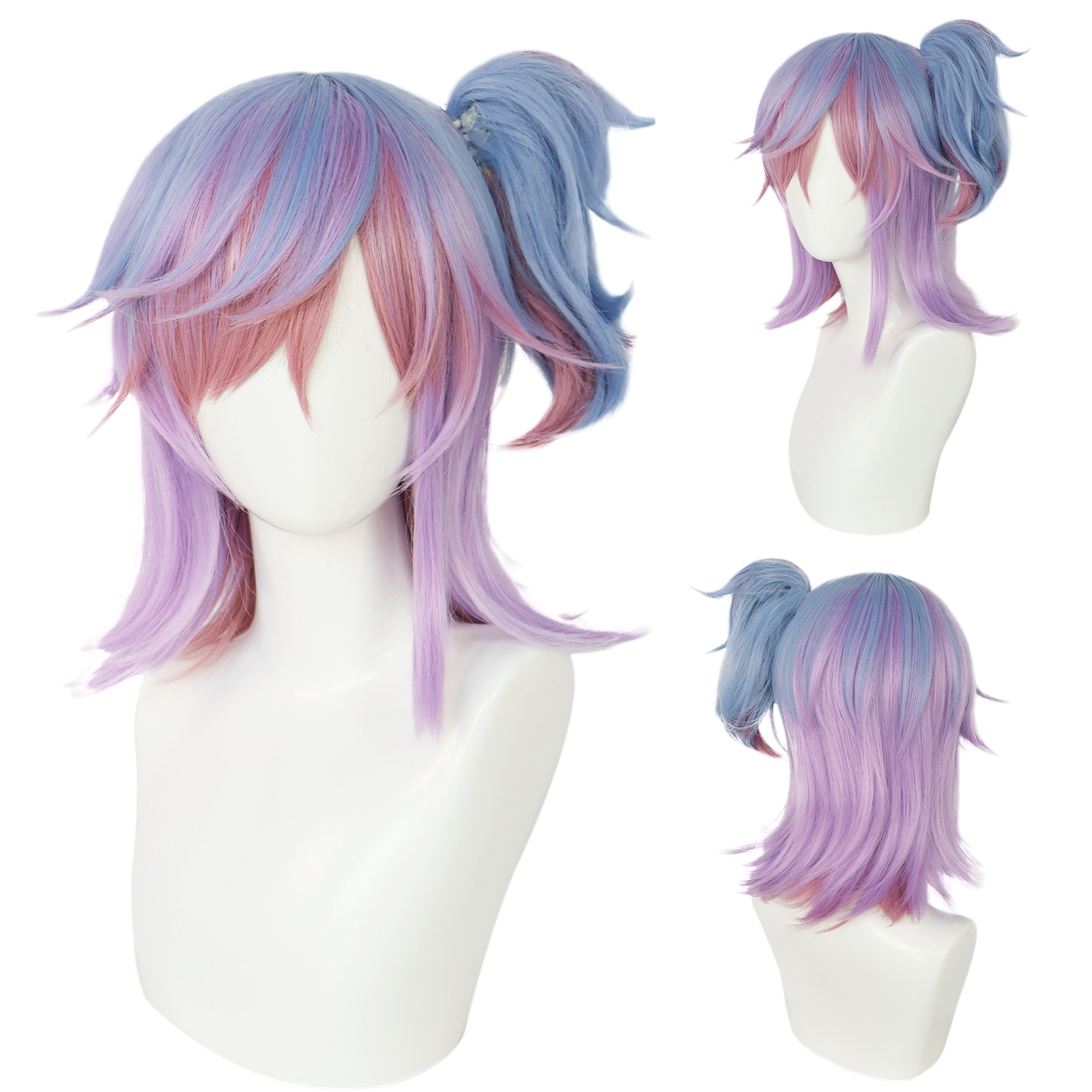 White Smoke Perfumer (B.Duck) Cosplay Wig - Identity V (Blue/Purple Gradient) (FEVERCOS)