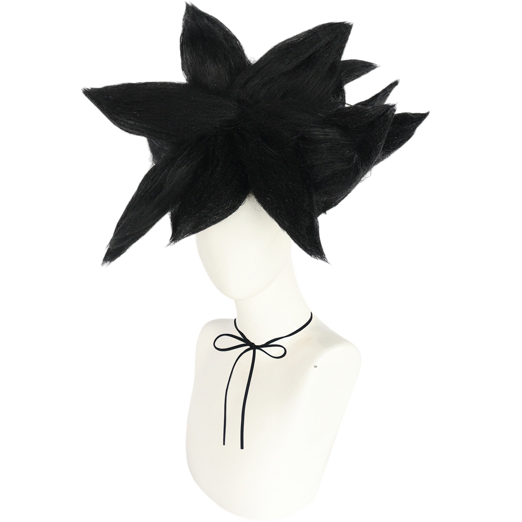 White Smoke Goku Black (Super Saiyan Rosé) Cosplay Wig - Dragon Ball Super (Pink Spiky) (FEVERCOS)