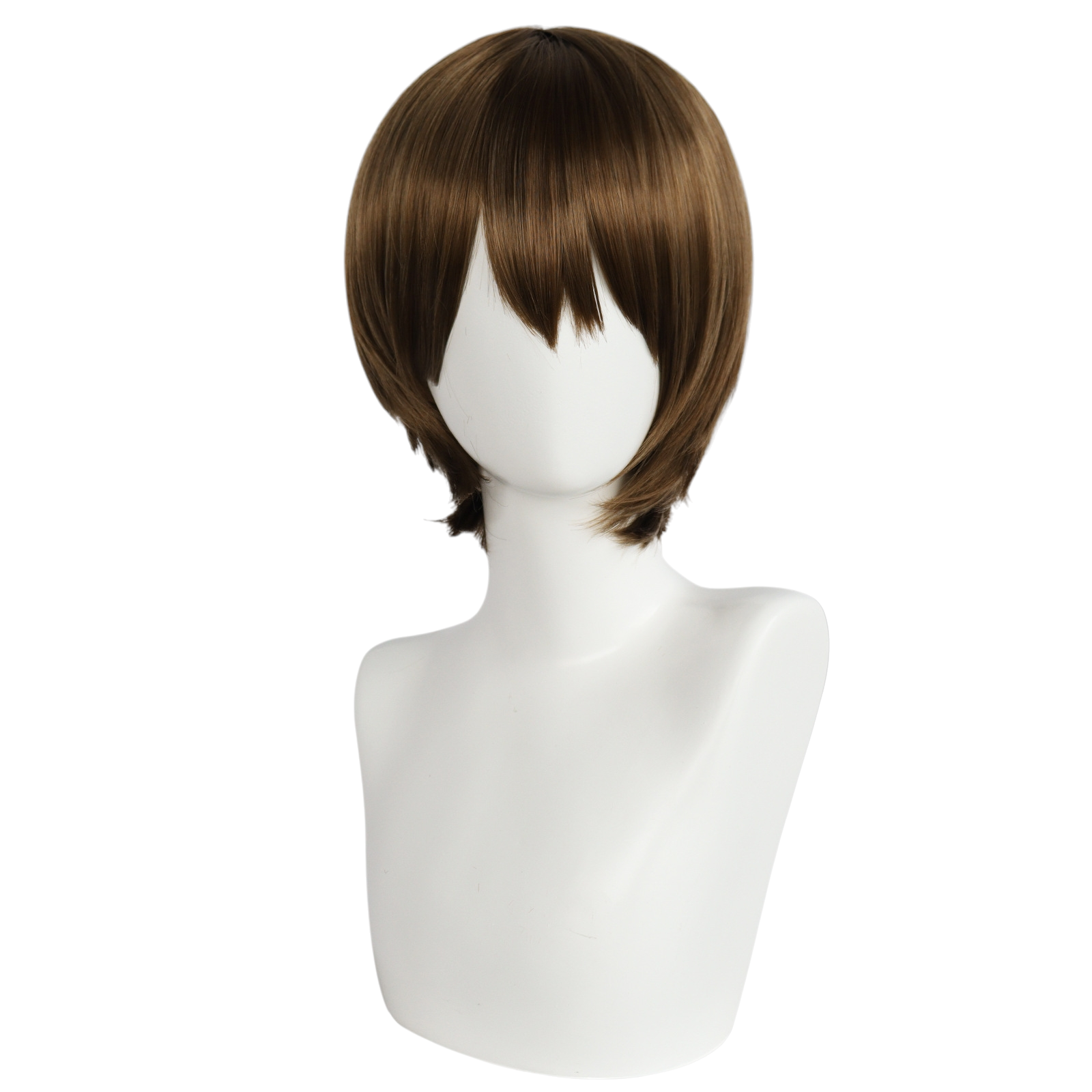 White Smoke Goro Akechi (Detective Prince) Cosplay Wig - Persona 5 (Milk Tea Brown) (FEVERCOS)