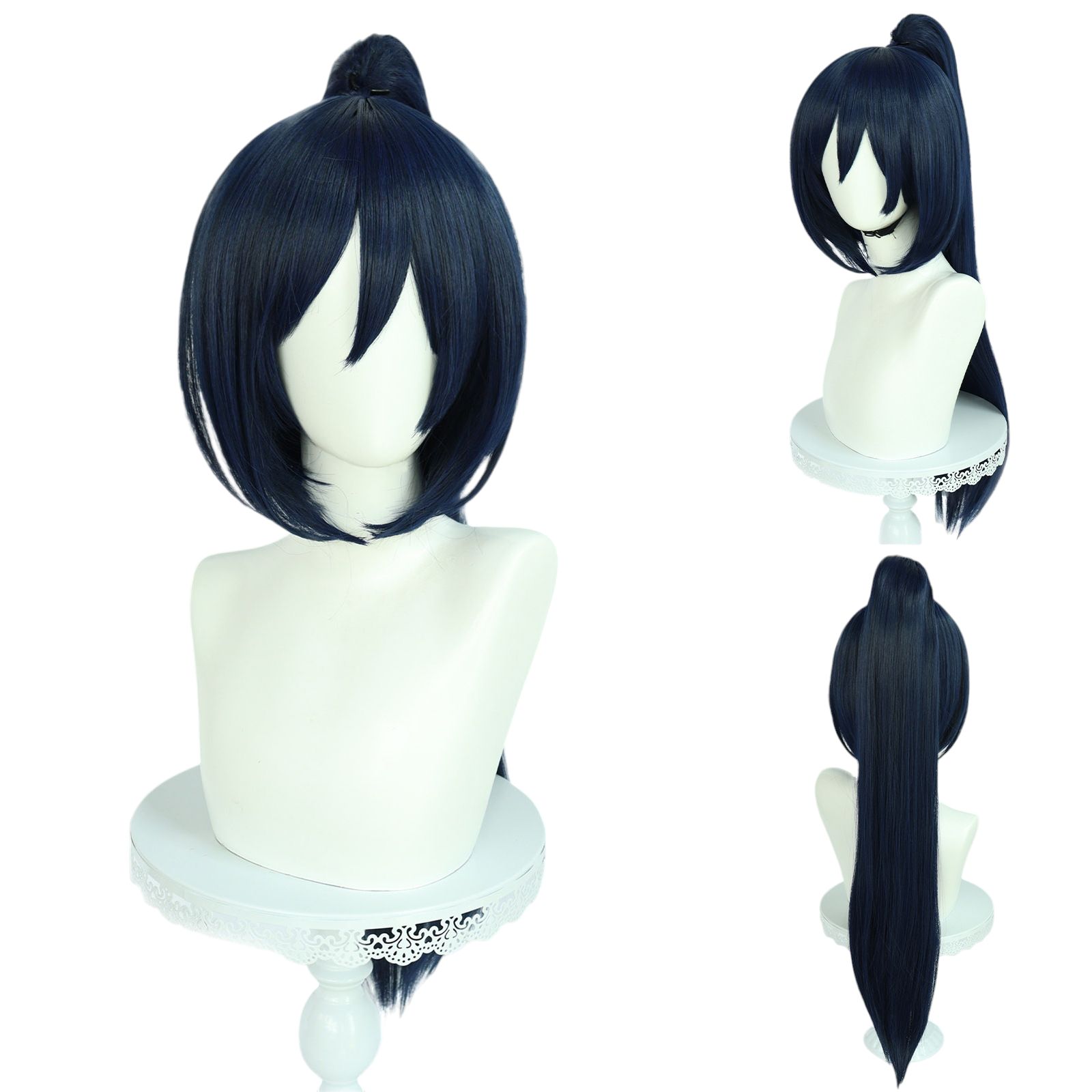 White Smoke Eishin Flash Cosplay Wig - Uma Musume: Pretty Derby (Dark Brown Braid) (FEVERCOS)