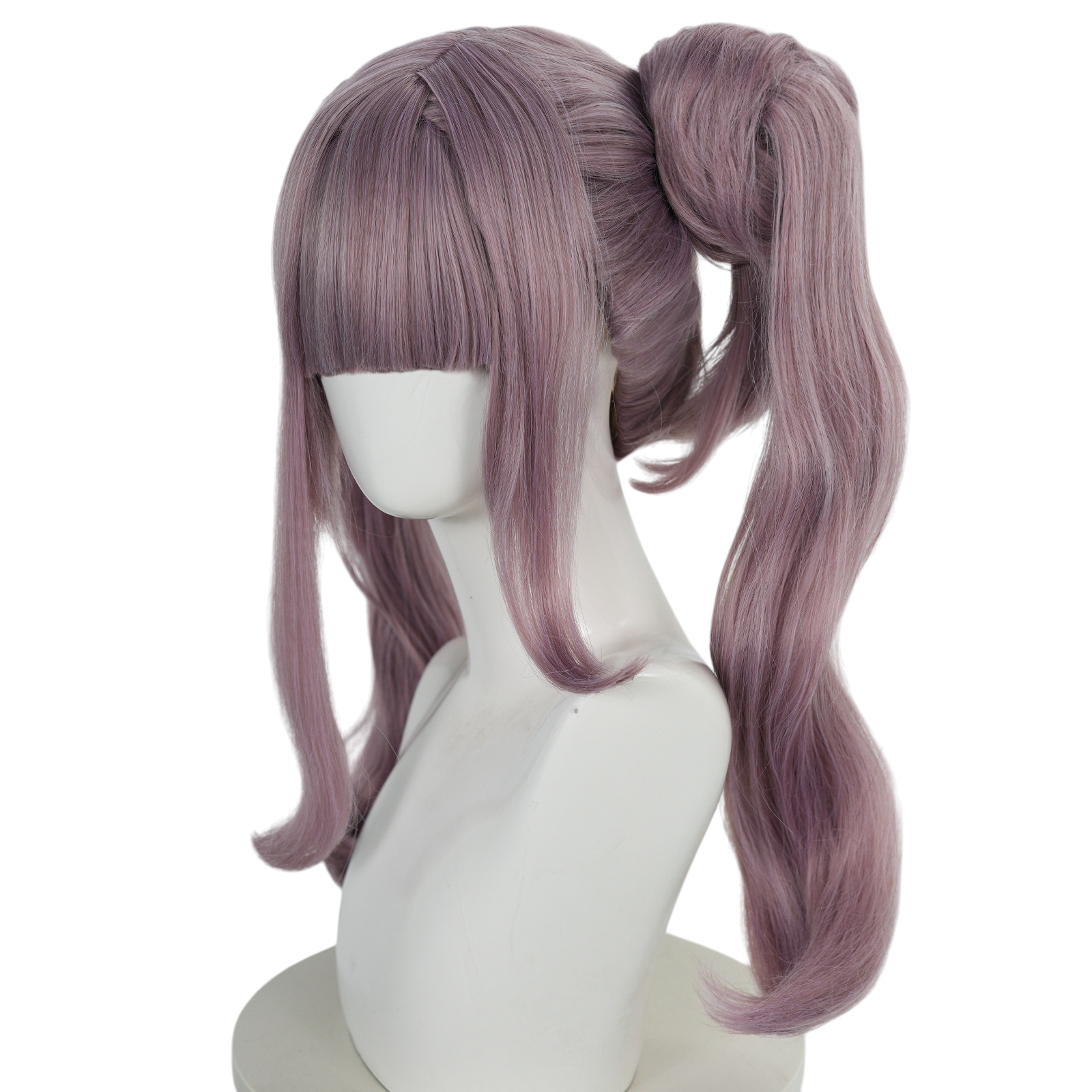 White Smoke Tsukumo Sana Cosplay Wig - Hololive Council (Orange/Brown Twin Tails) (FEVERCOS)